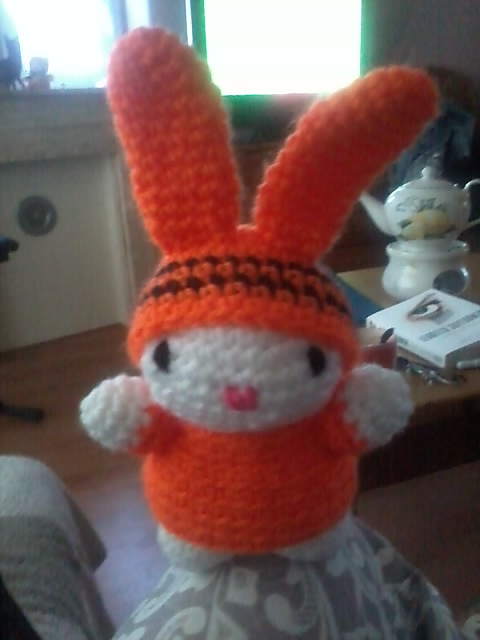 Chummy Bunny in orange
