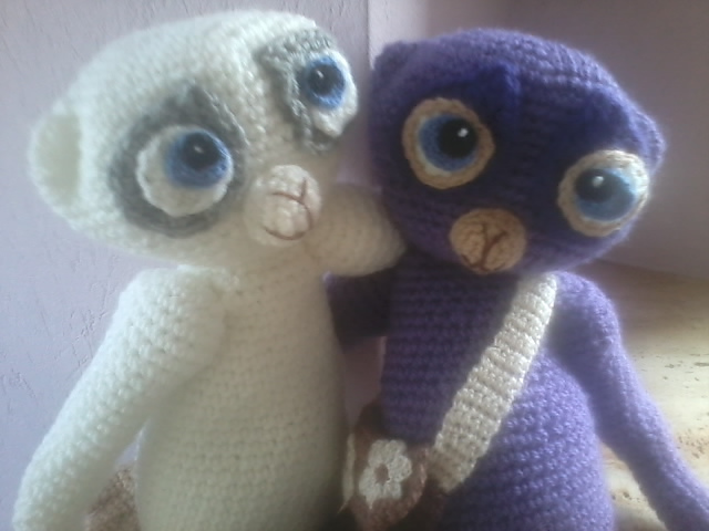 Slow Loris Monkey with carry bag