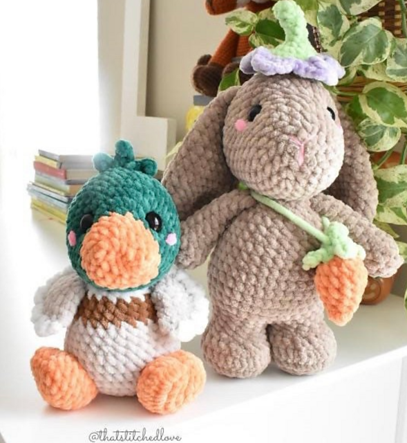 Bunny and Duck