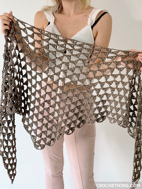 Tri tra triangle shawl