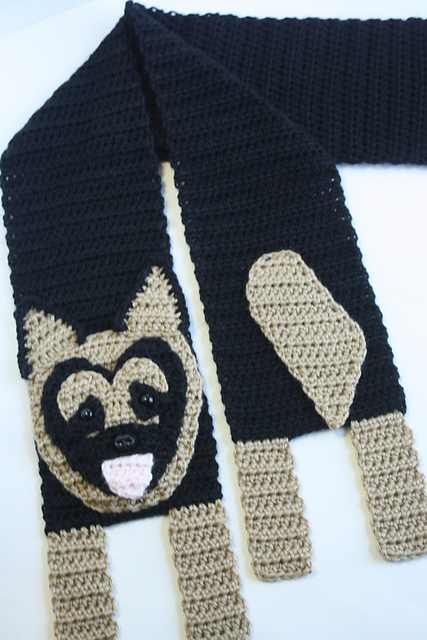 German Shepherd Scarf