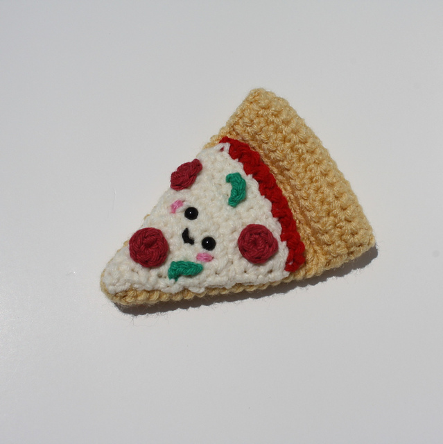 Kawaii Pizza -Amigurumi Fast Food Friends