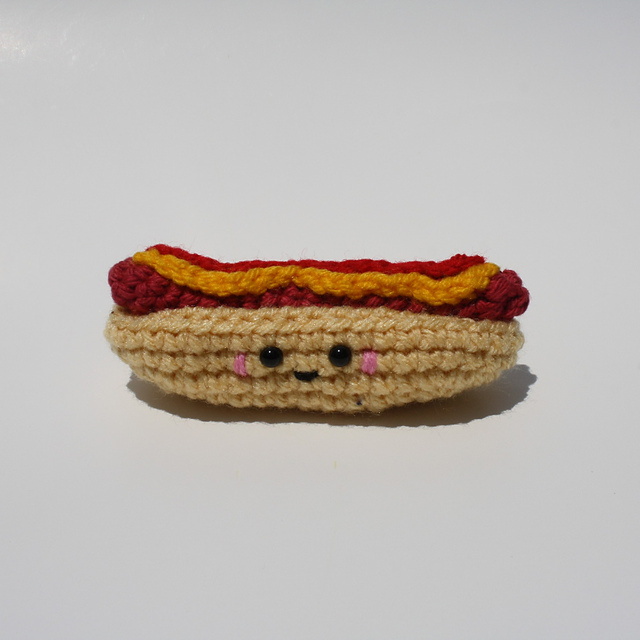Kawaii Hot Dog - Amigurumi Fast Food Friends