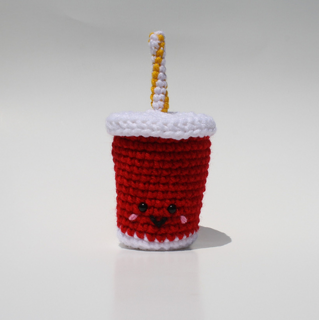 Kawaii Soda Pop - Amigurumi Fast Food Friends