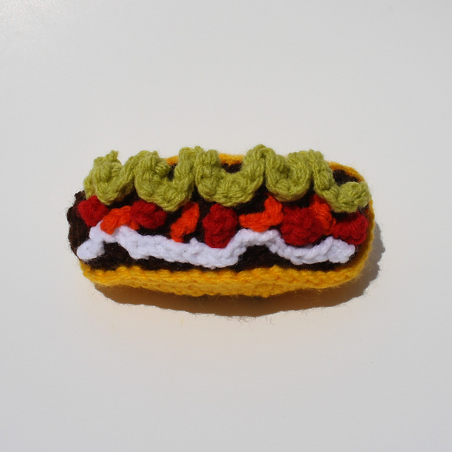 Kawaii Taco - Amigurumi Fast Food Friends