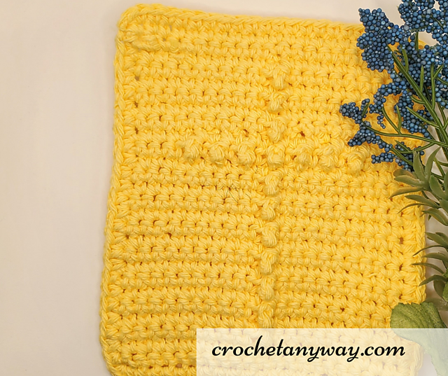 Double-sided Cross Dishcloth