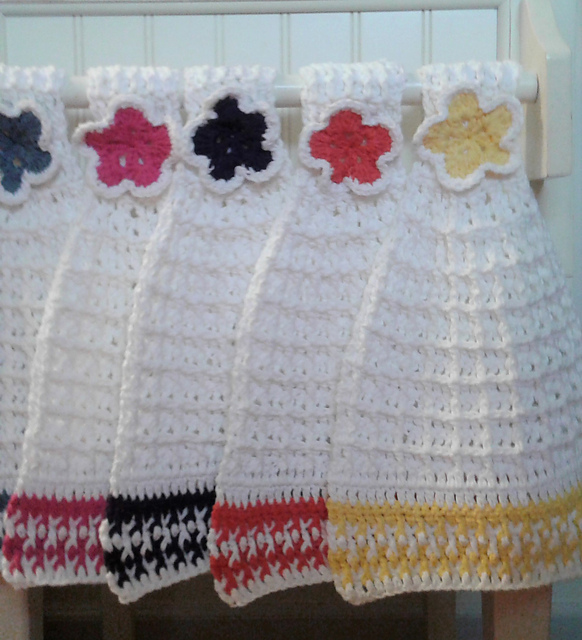 Morning Glory Hanging Dishtowel