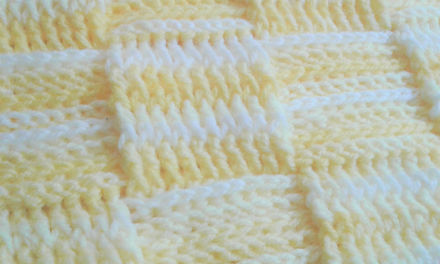 Big Block Baby Blanket