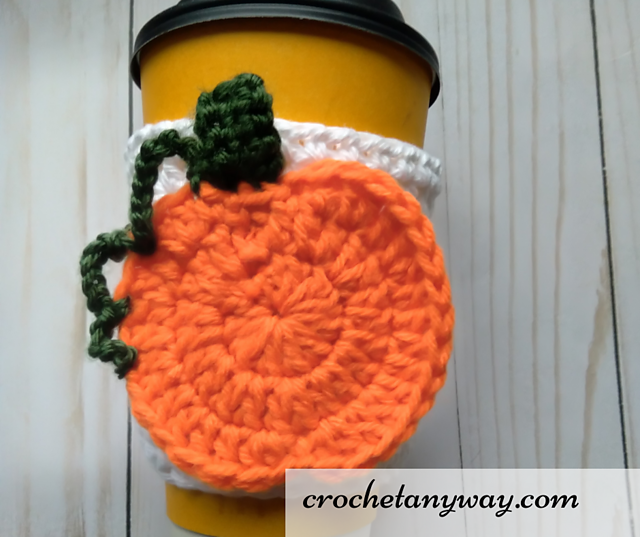 Pumpkin Coffee Cup Cozy