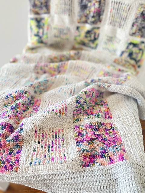 Not-Quite Brioche Blanket