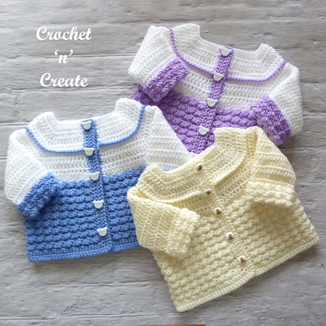 Cuffed Baby Cardigan