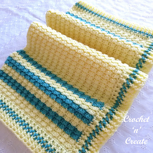 Front Loop Cluster Blanket