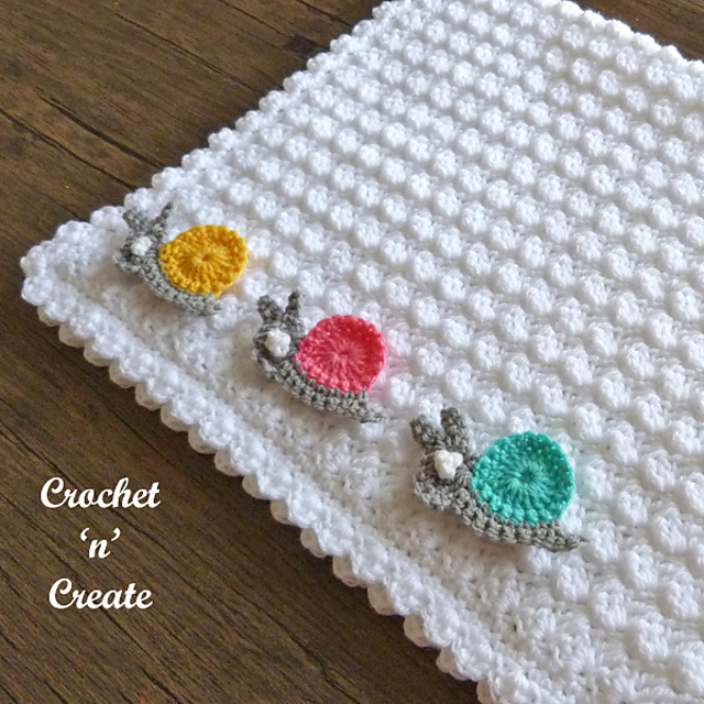 Speedy Snail Baby Blanket