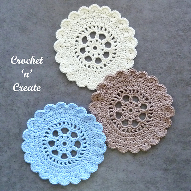 Shell Edge Lace Doily
