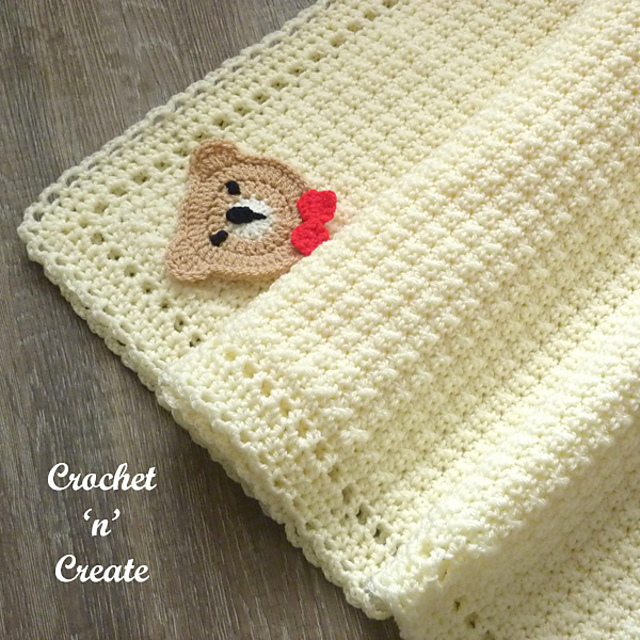 Classic Bear Baby Blanket