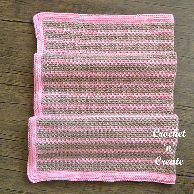 Beginner Stripes Baby Blanket
