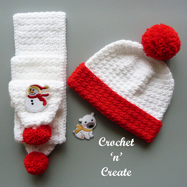 Childs Scarf Set