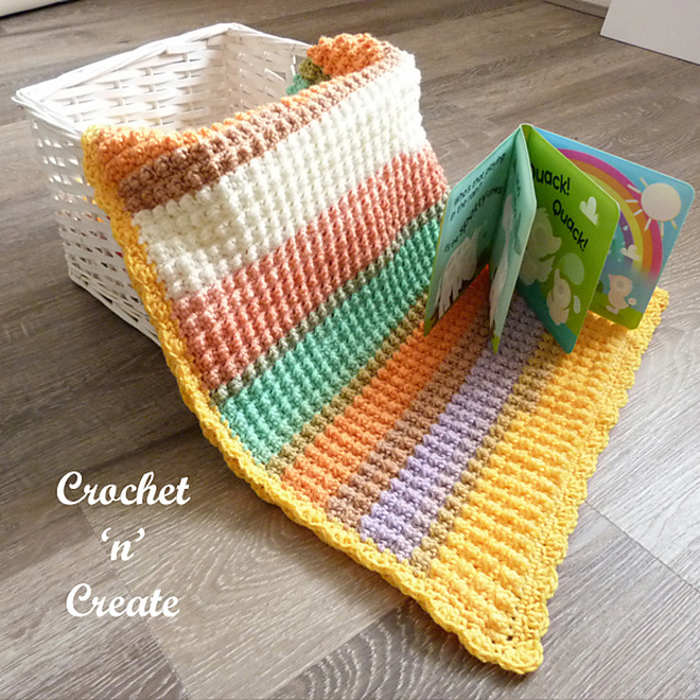 Bumpy Meadow Baby Blanket