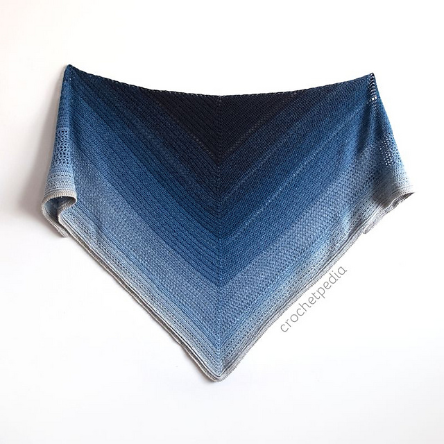 Lake Midnight Shawl