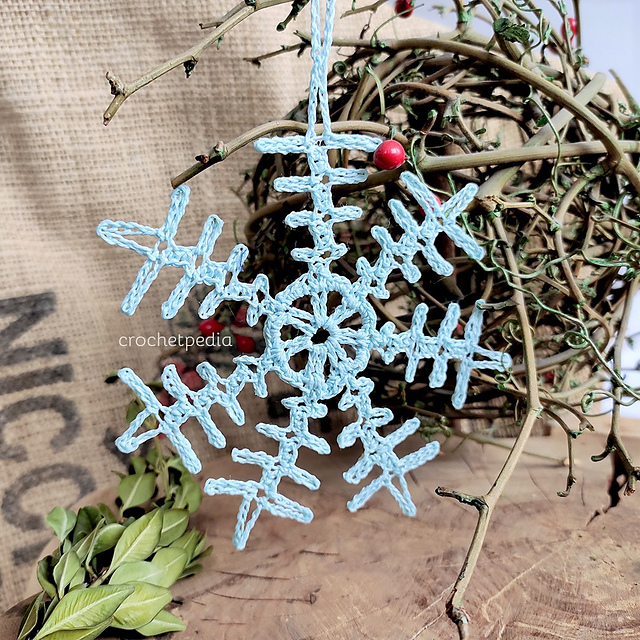 Winter Crystal Snowflake
