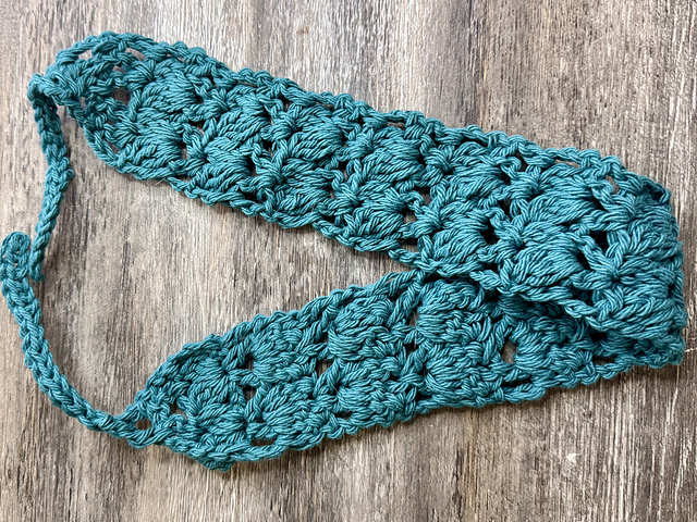 Two rows only Crochet Headband