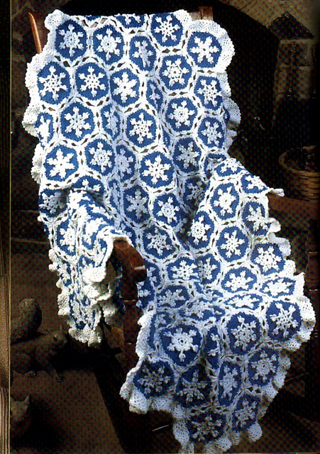 Snowflakes Afghan