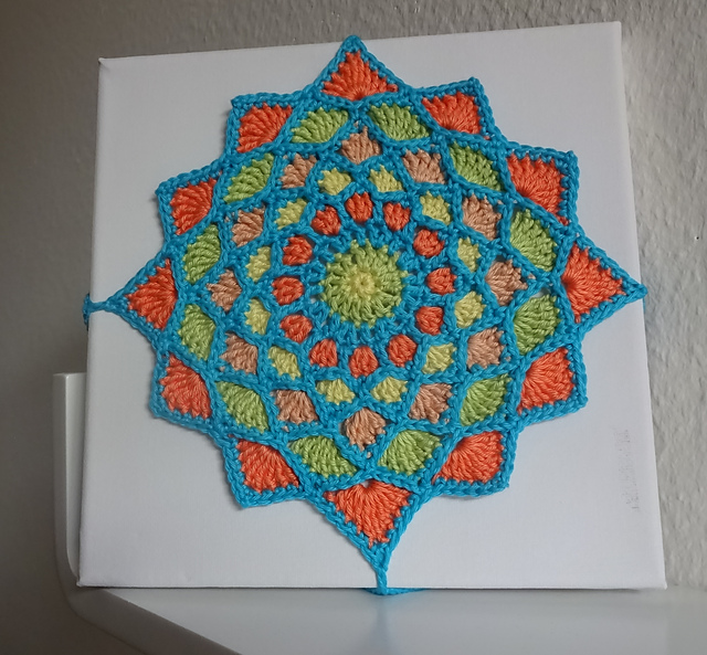 Mandala auf Leinwand Springtime