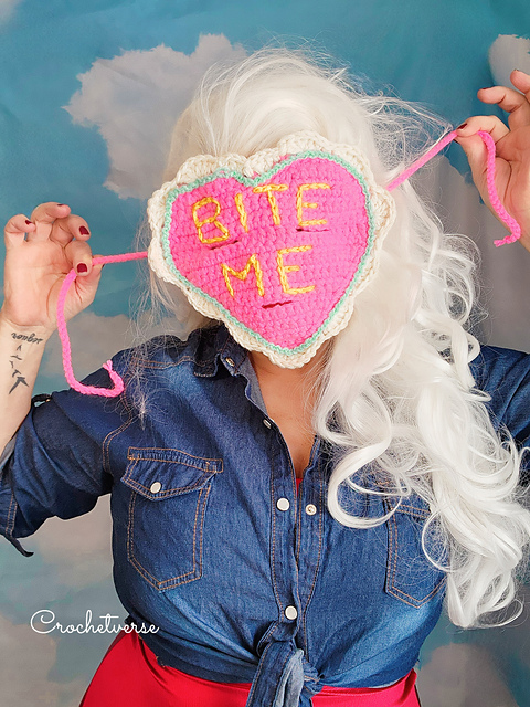 Conversation Heart Mask