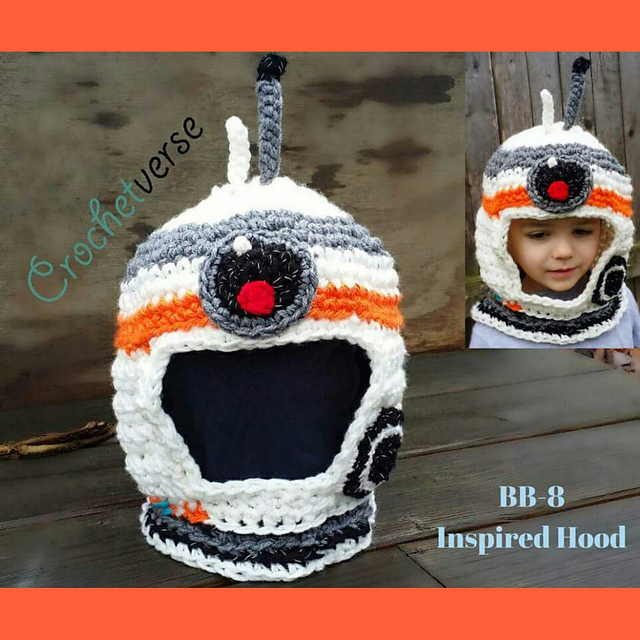 BB-8 (BB8) Star Wars Hood Hat