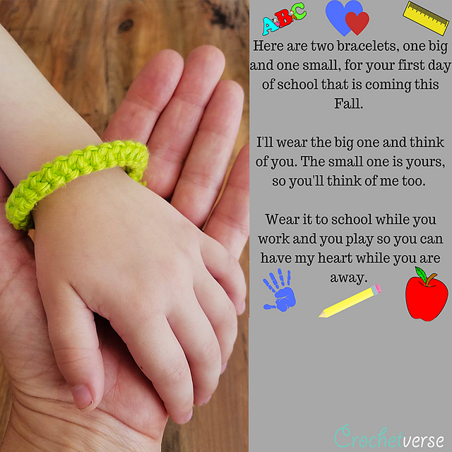 1st Day of School Bracelet Duo