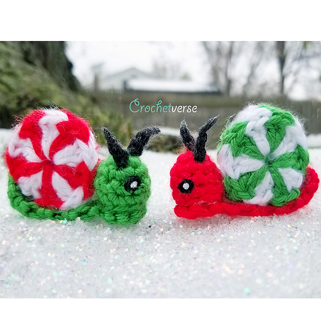 Glitter Snail Ornament