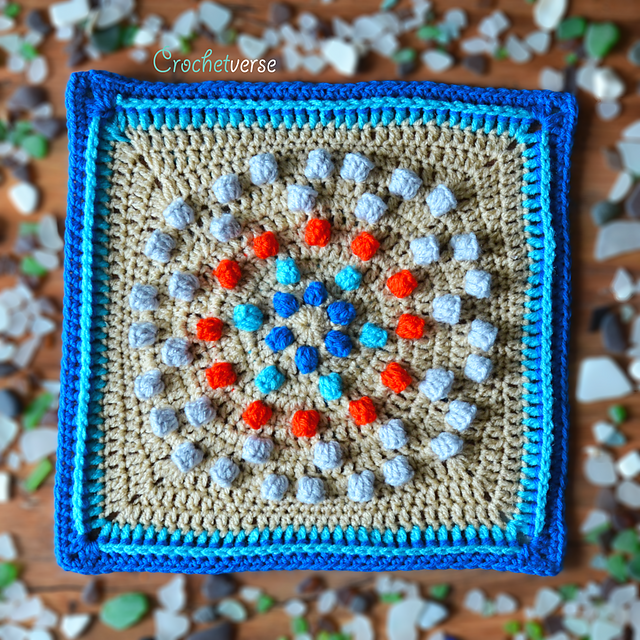 Seaglass Granny Square