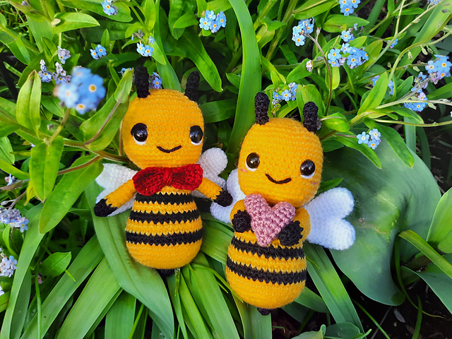 Bee Love Couple Amigurumi