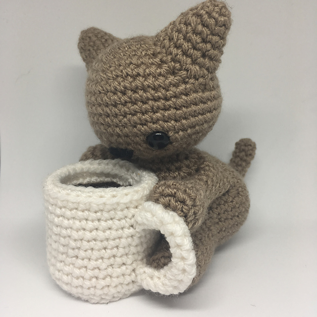 Coffee Cat Amigurumi