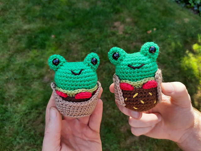 Taco Burrito Frog Amigurumi
