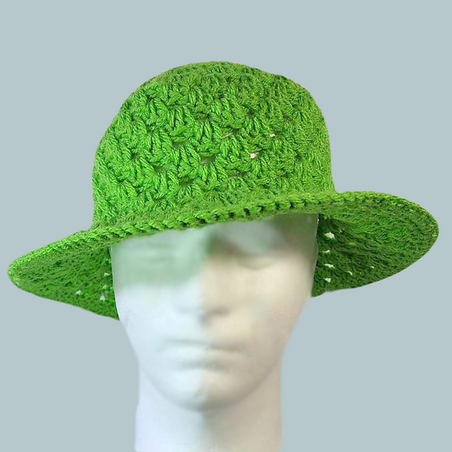 Granny square Bucket Hat