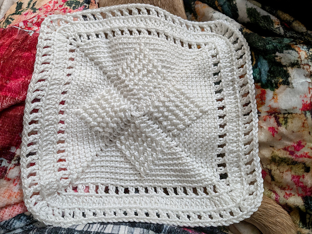 Crocheted Quilt Square