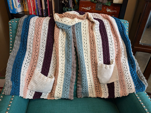 Scrap Yarn Shawl