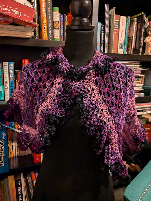 Victorian Omega Shawl
