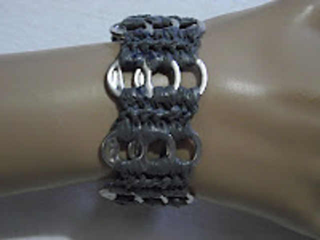 Pop Tab Glamour Bracelet/Cuff