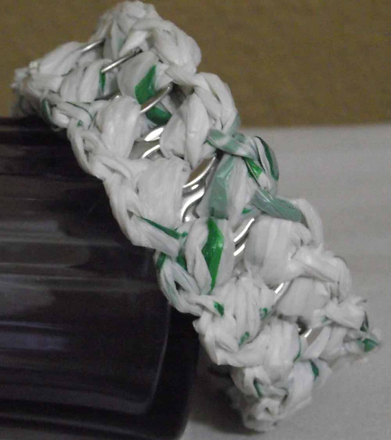 Lazy P Pop Tab Plarn Bracelet