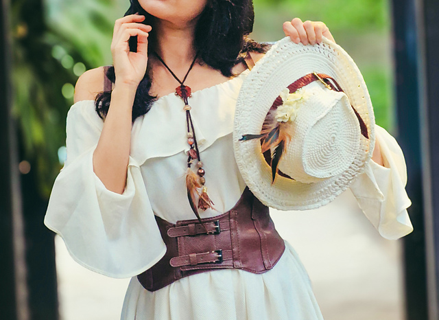Cowboy Hat & Necklace