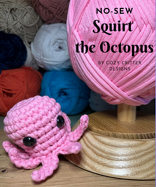 Squirt the No Sew Octopus