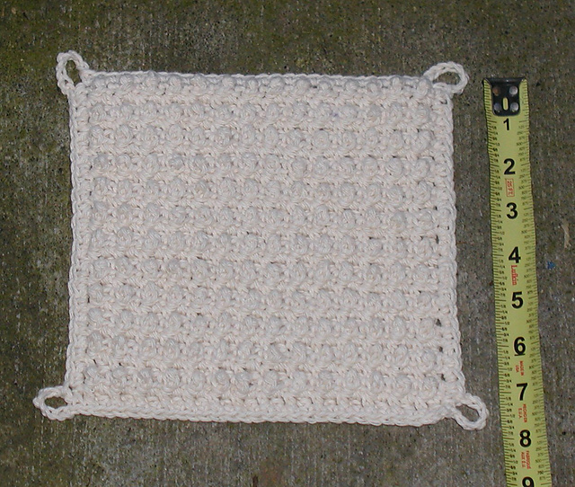 Double-Bumpy Washcloth