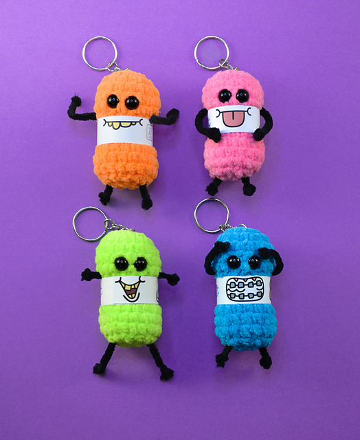 Wooly L Keychain & Bag charm