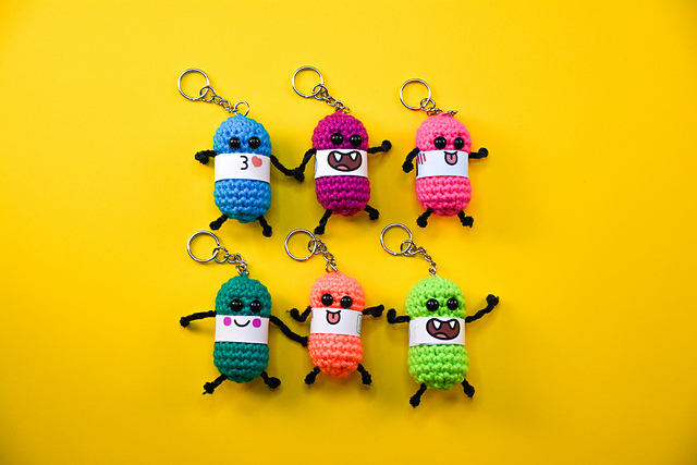 Wooly S Keychain