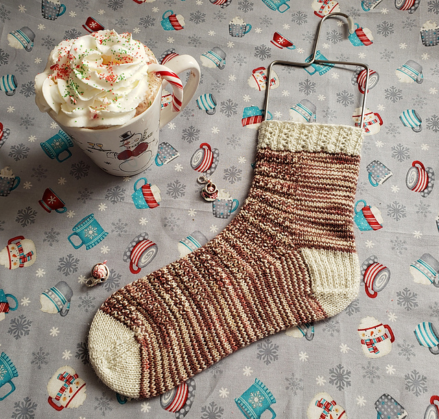 Peppermint Cocoa Socks