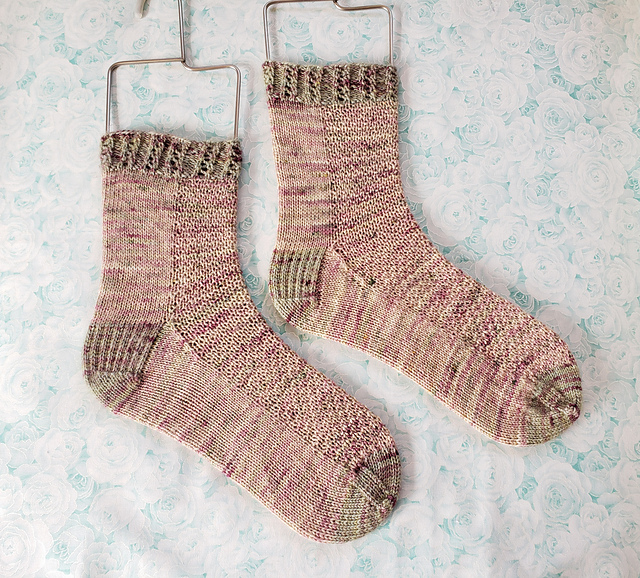 Marilla's Raspberry Cordial Socks