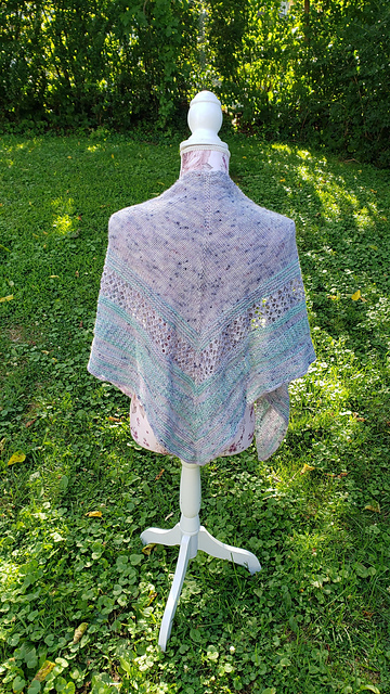 Violet Ice Shawl