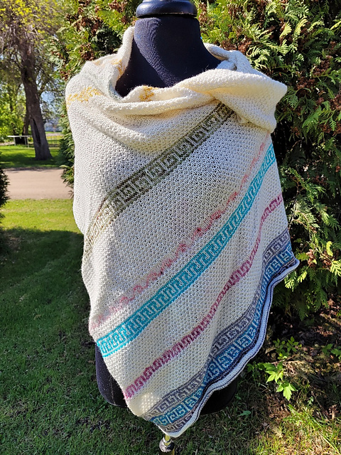 It's All Greek To Me Shawl